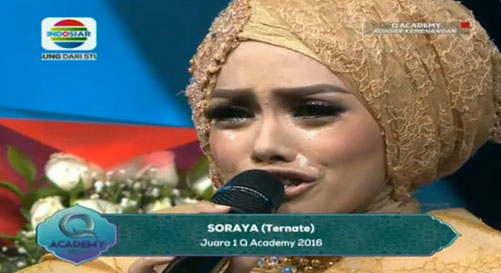 Biografi Profil Biodata Soraya Ternate - Q Academy 2016 Indosiar