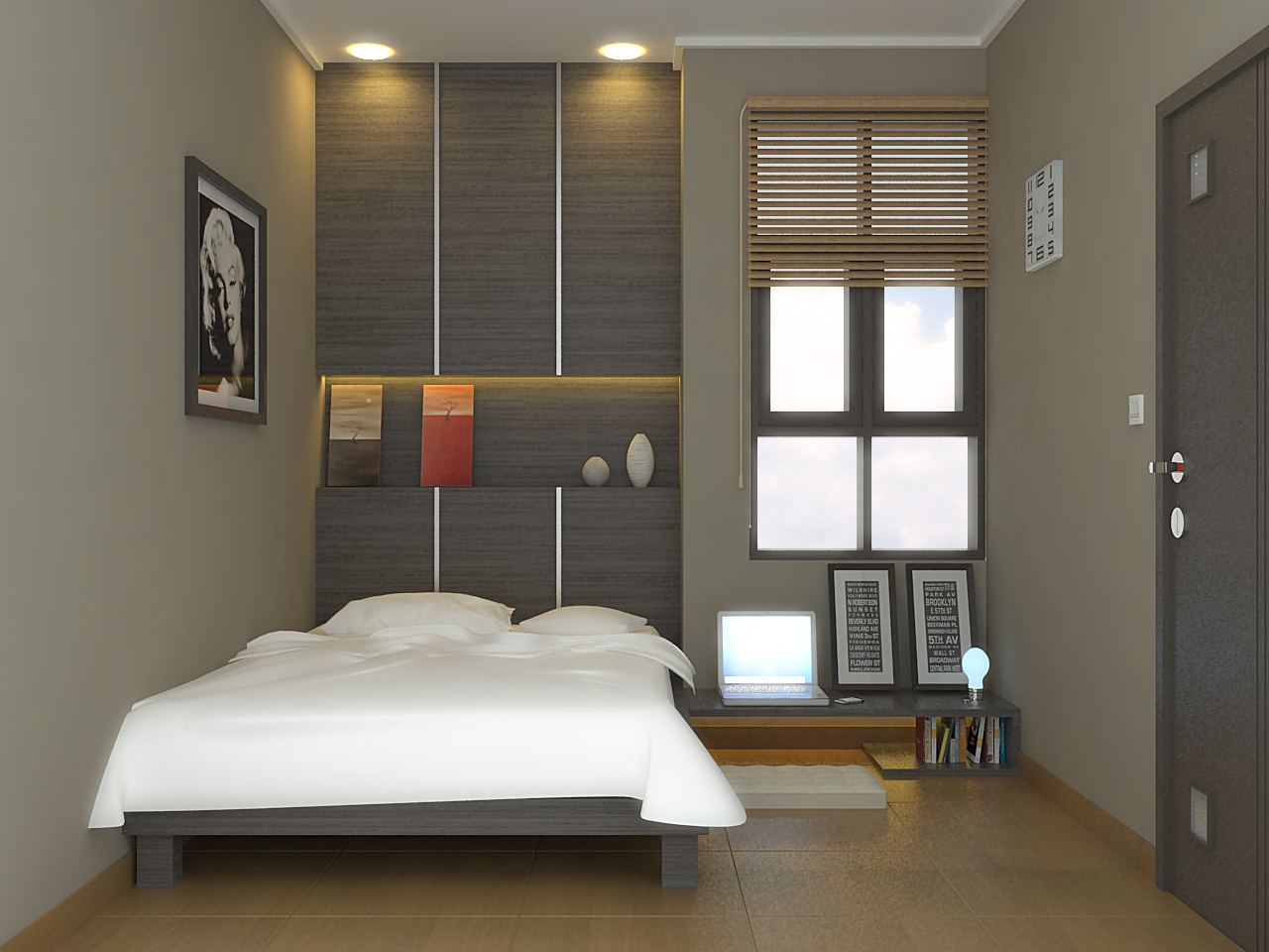 Tips Dan Desain Kamar Tidur Sempit Minimalis Sederhana Tampak Luas