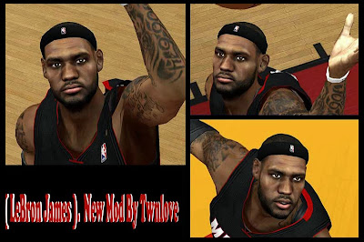 NBA 2K14 LeBron James Realistic Cyberface