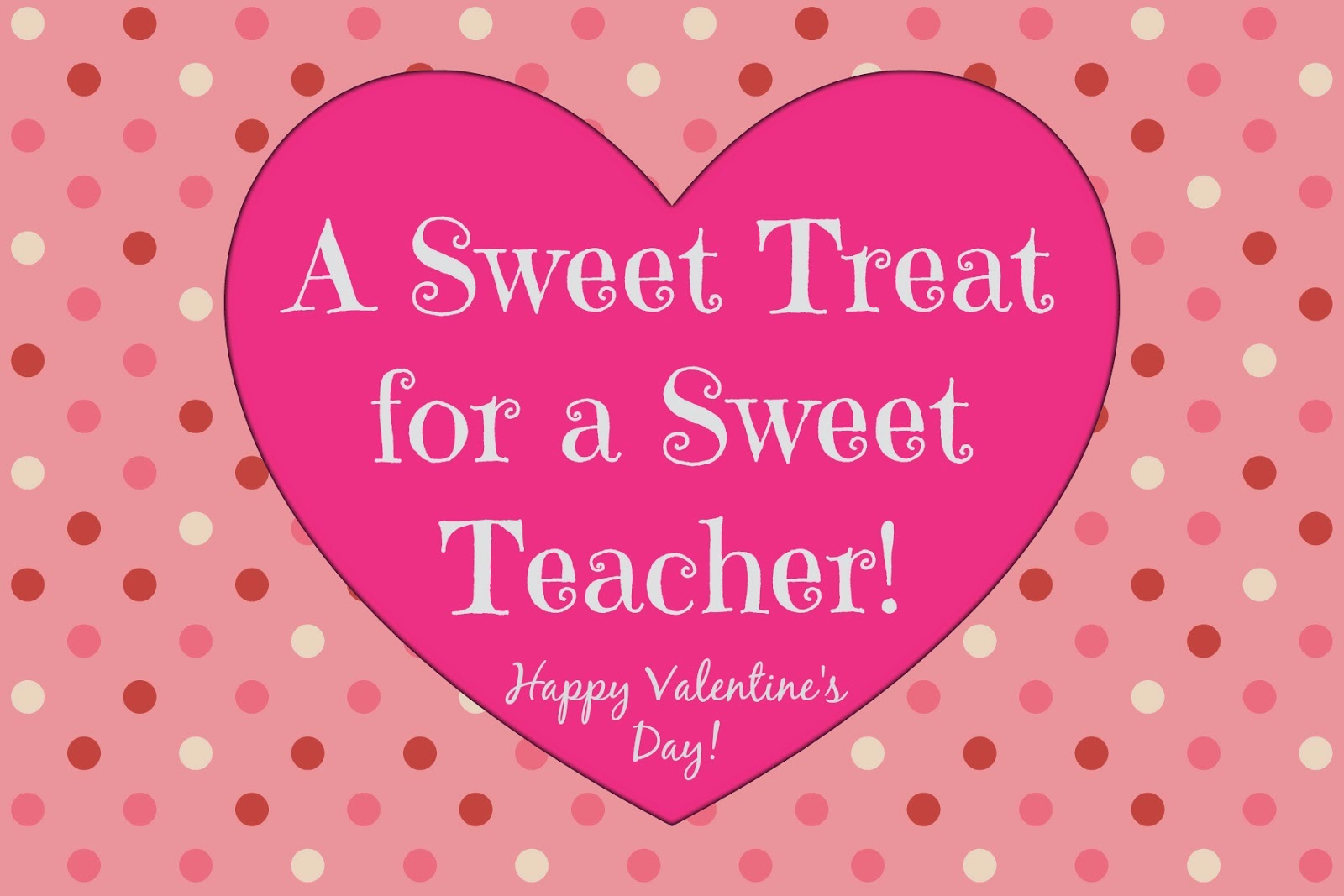 East Coast Mommy: Last Minute Teacher Valentines with free printable tags