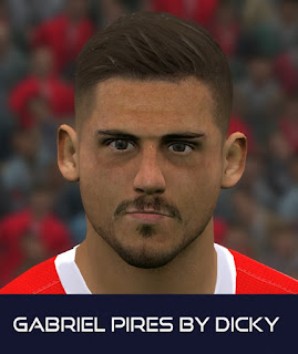PES 2017 Faces Gabriel Pires by Dicky