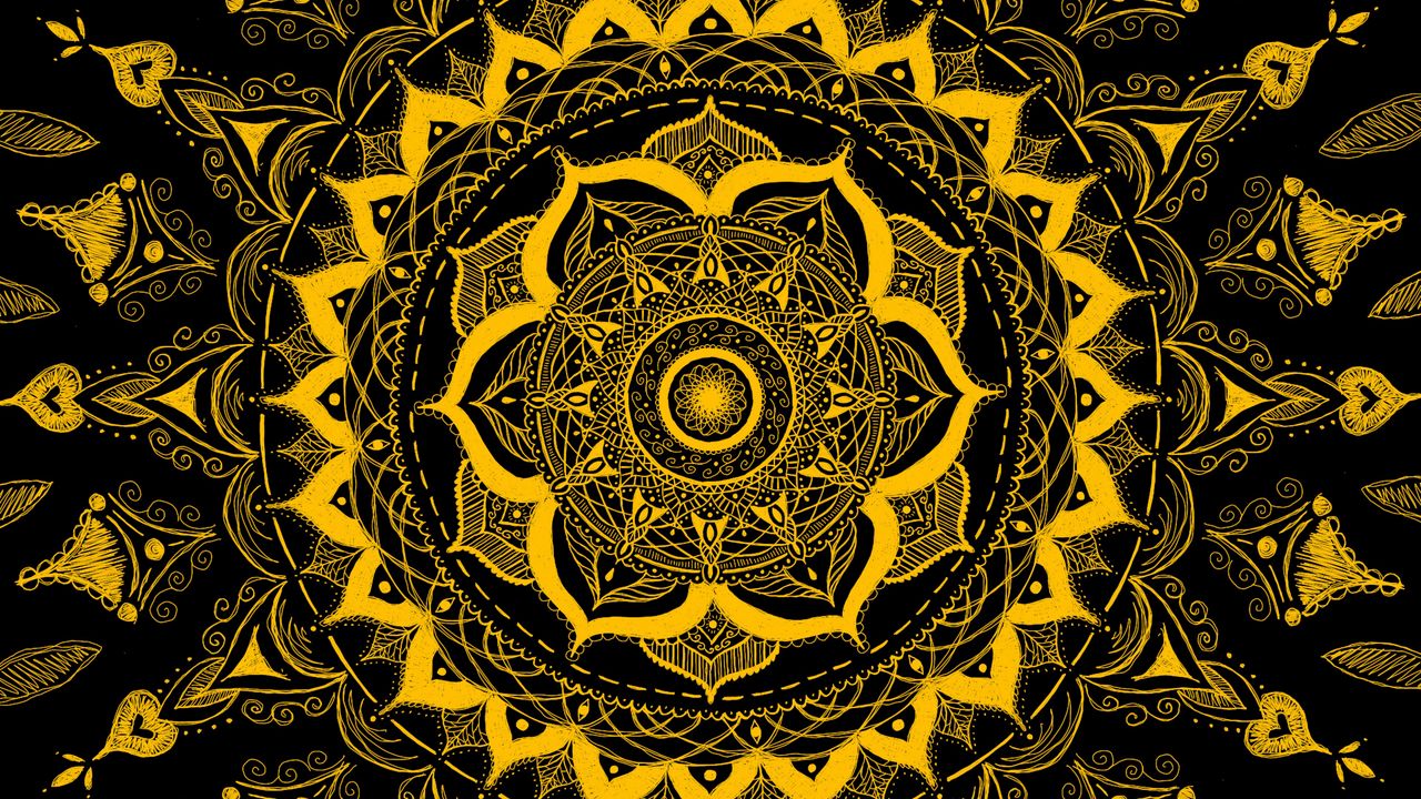 Wallpaper Mandala Pattern Abstraction