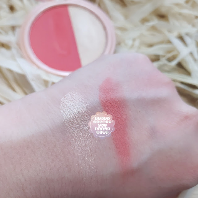 REVIEW Squad Cosmetics Cheek to Cheek Duo Blush Highlighter Price Swatches Couplet