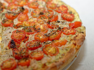 Tarte au thon et tomates cerises