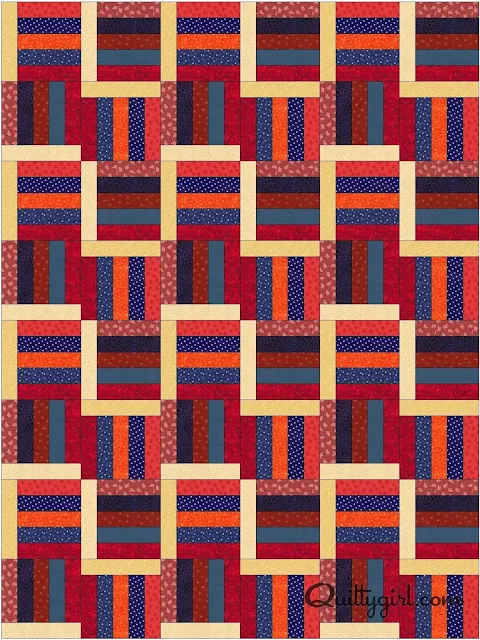 zig zag rails quilt