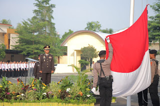 Polda Lampung Laksanakan Upacara Hari Kebangkitan Nasional Ke-115