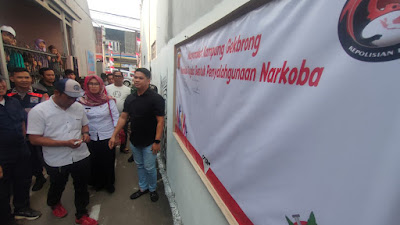 Pemuda Desa Cikahuripan Gekbrong Deklarasi Kampung Bebas Narkoba