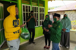 Soepriadi Syahbuddin Salurkan Sembako GP Ansor ke Warga Tidore Kepulauan