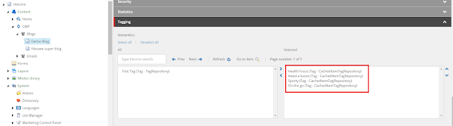 Sitecore Tagging