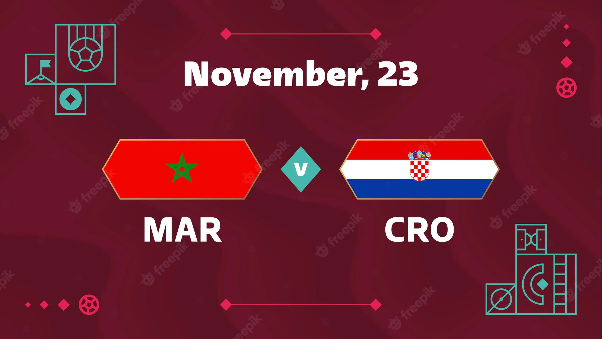 Morocco vs Croatia - FIFA WORLD CUP 2022