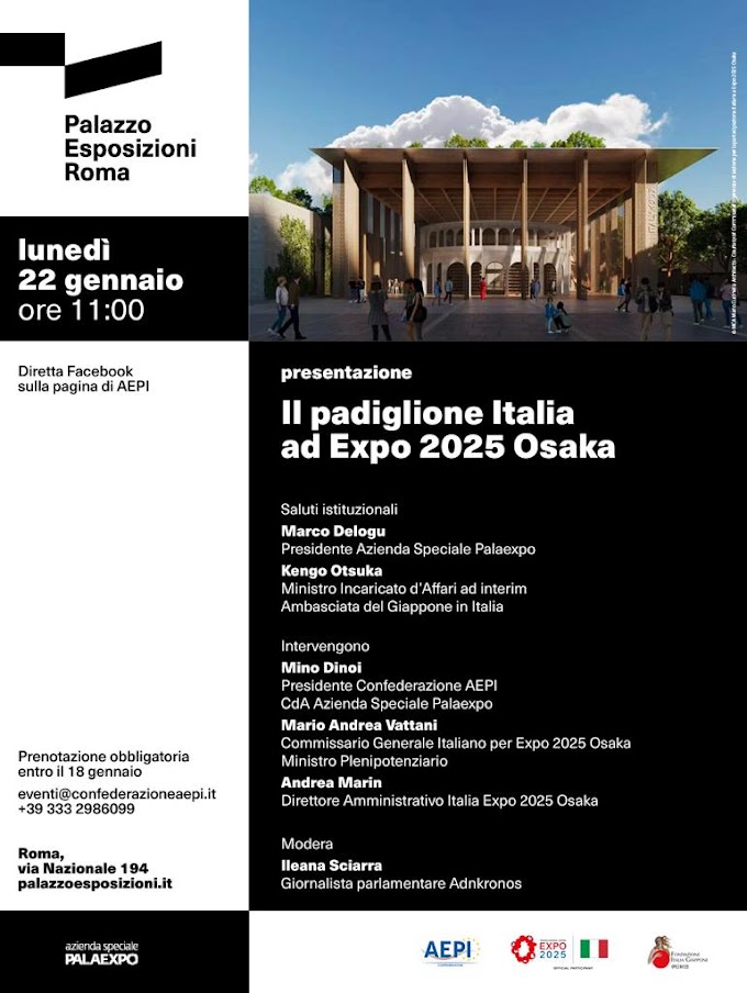 Aepi e Commissariato Generale per l’Italia a Expo 2025 presentano ”Padiglione Italia a Expo 2025 Osaka”