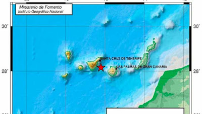 Terremoto de 3,1 grados entre Gran Canaria y Tenerife