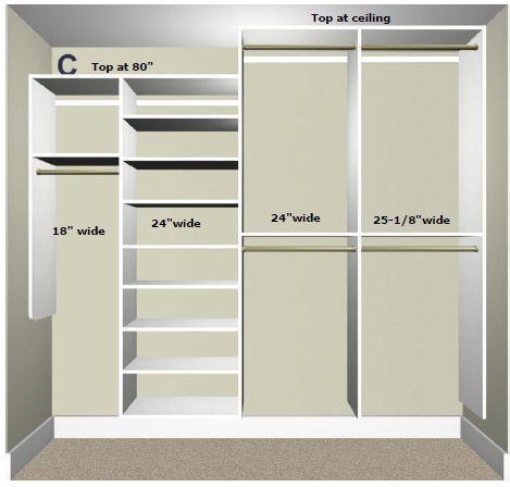 California Closet Design on Once I Confirmed The Closet Layout I Scheduled An Installation