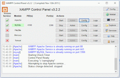 Restart Apache From Xampp Control Panel