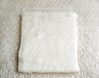 wet felting white woolalt=