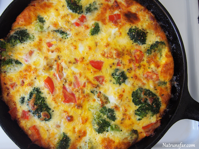 Tomato and Broccoli Frittata