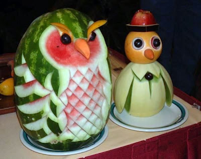 vegetable art carving