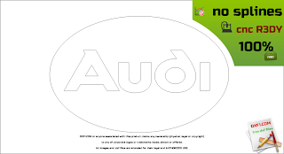 Audi logo vector dxf for CNC free download
