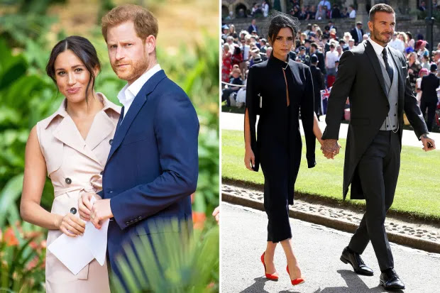Royal Shake-up Meghan Markle's Response to Sussexes' Exit as Victoria and David Beckham Embrace Roles in UK Royalty