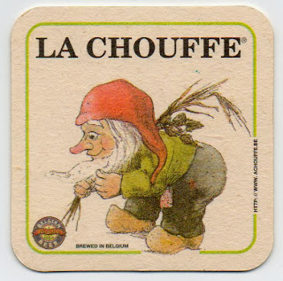 sous-bock de la bière belge La Chouffe