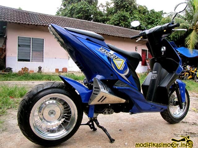 modifikasi motor Beat