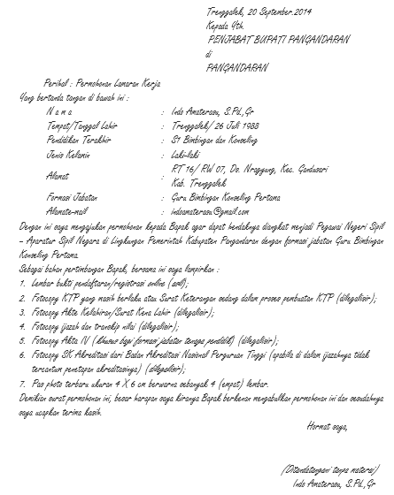 Surat Lamaran Dengan Tulisan Tangan – BaseDroid