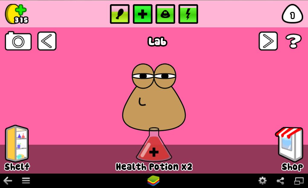 ... Android Game, run-able on Bluestacks Android App-Player for PC, Pou