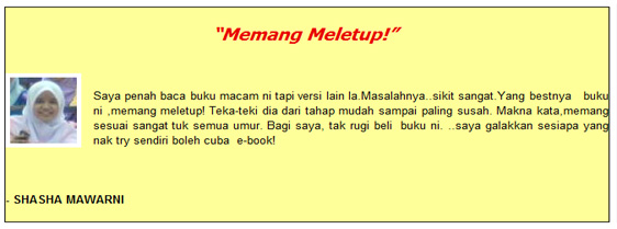 TEKA TEKI 1 RIBU BAHASA MELAYU TERBAIK MALAYSIA Ebook Teka 