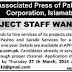 Associated Press Of Pakistan Corporation Ad Published In Ausaf Newspaper