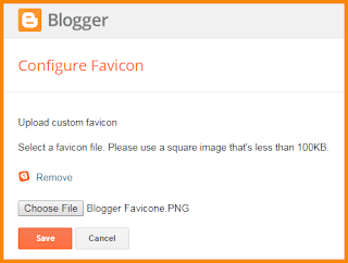 Blogger Favicon Widget