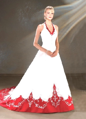   White Wedding Dresses on Top Red And White Wedding Dress Top Red And White