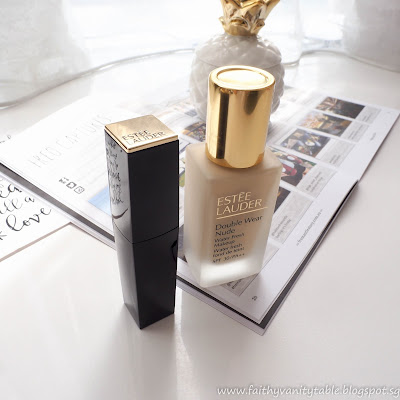 Estee Lauder Double Wear Nude Water Fresh Makeup and Pure Color Envy Lip Volumizer Review