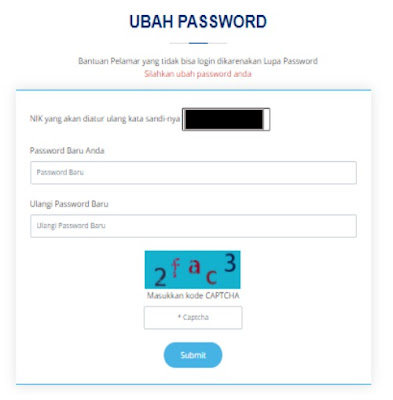 ubah password akun sscasn