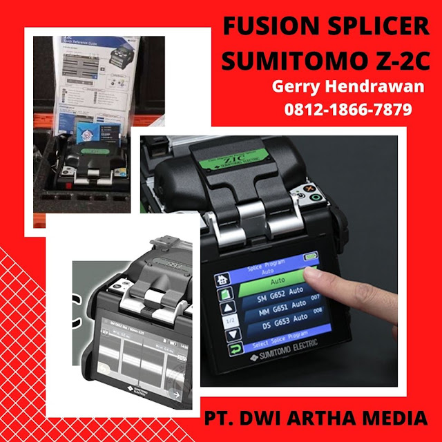 Fiber Optic Fusion Splicer Sumitomo Z2c - DAM Telkom | Wa/Tlp : 0812-1866-7879