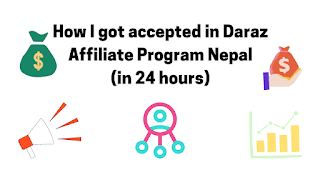 daraz affiliate marketing progam Nepal