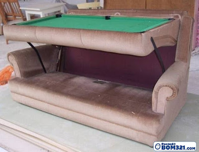 Gabungan Sofa Dan Meja Snooker