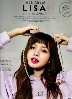 Lisa blackpink Mini Japan Magazine 2018