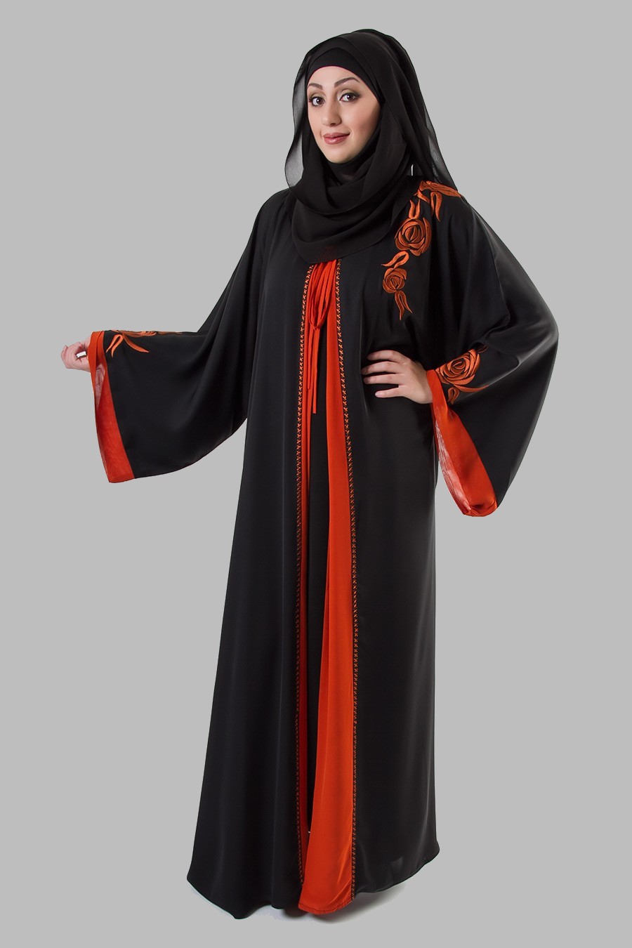 Embroidered Abaya Designs 2013  Islamic Abaya Dress 