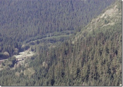View of Scenic & Windy Point from Highway 2 Viewpoint in 1994