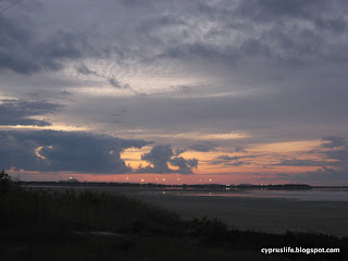 sunrise over the Salt Lake in Larnaka