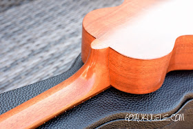 Kamaka HF-1 Standard Ukulele neck heel