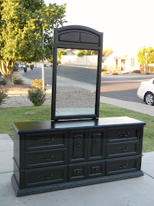 Black 9-Drawer Basset Dresser  *SOLD*