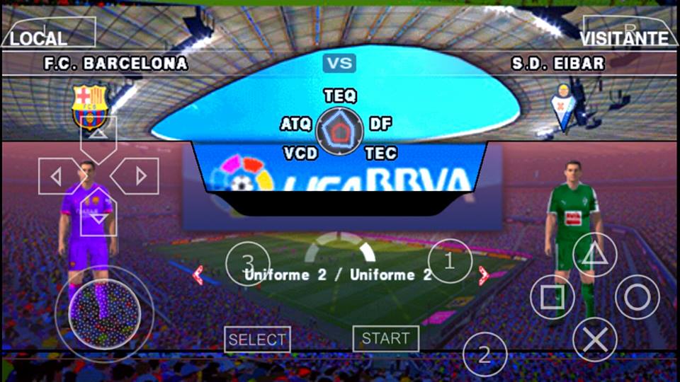 PES 2016-17 LEAGUE MX BY JOSE PSP Android gapmod.com AppMod