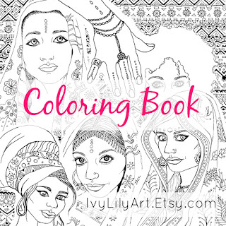 Indian and African Culture Printable Coloring Book