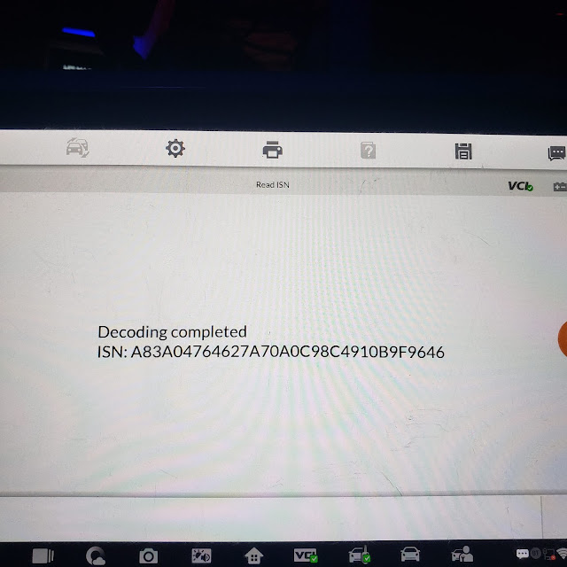 Autel IM608 Failed to Read BMW CAS3++ ISTAP DME ISN 3