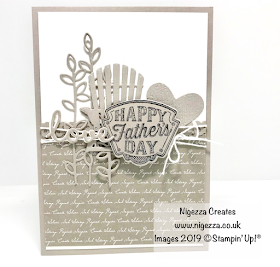 Nigezza Creates Father's Day Card Using Stampin' Up! Products