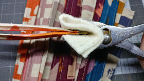 Using pliers to make key fobs