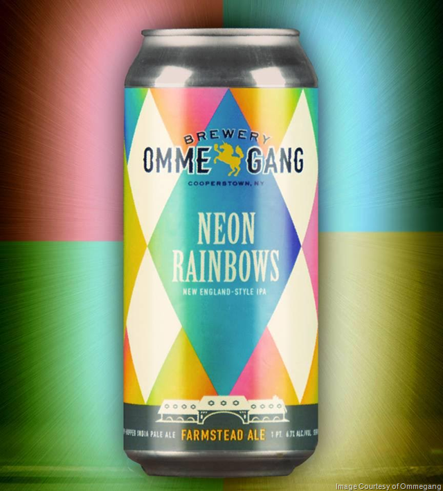 Brewery Ommegang Unveils Canning Line--First Release: Neon Rainbows NEIPA