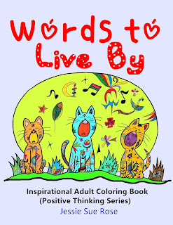  words to live by coloring books for adults