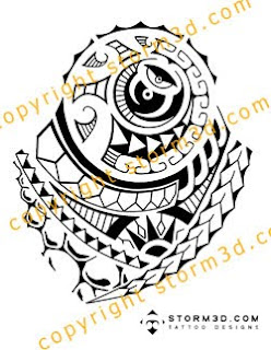 dj tattoo design polynesian style spearheads tatau